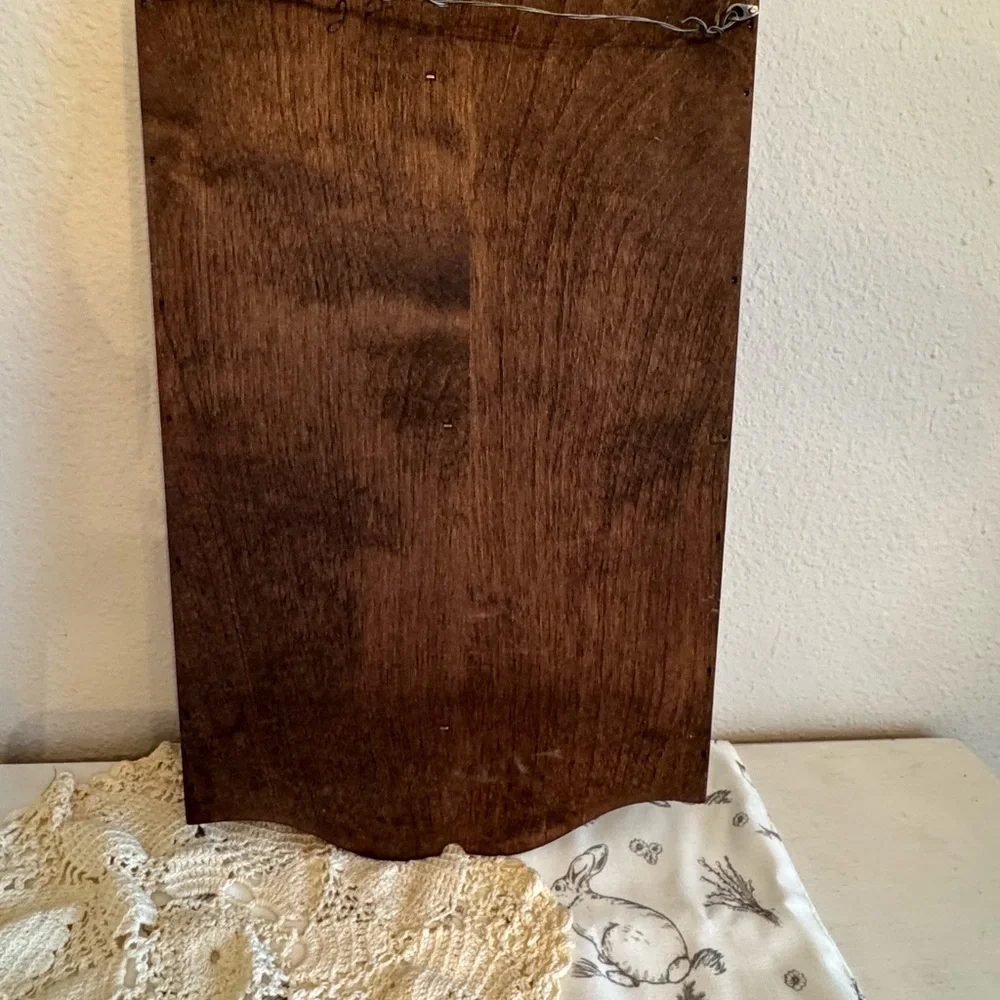 Vintage Wood Spoon Rack